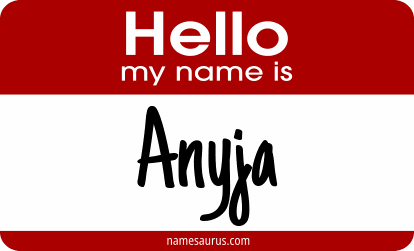 Hello my name is Anyja png download