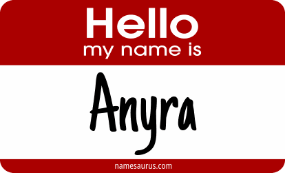 Hello my name is Anyra png download