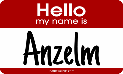 Hello my name is Anzelm png download