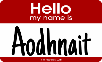 Hello my name is Aodhnait png download