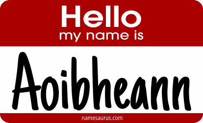 Hello my name is Aoibheann png download