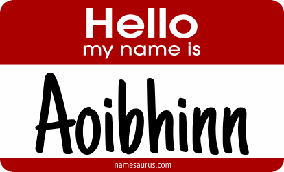 Hello my name is Aoibhinn png download