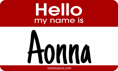 Hello my name is Aonna png download