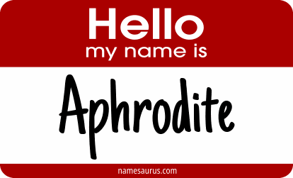 Hello my name is Aphrodite png download