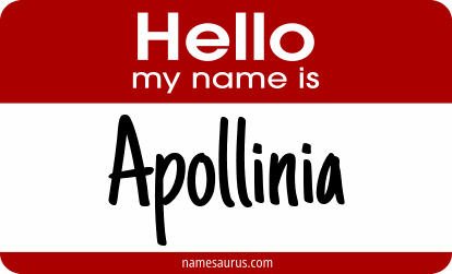 Hello my name is Apollinia png download