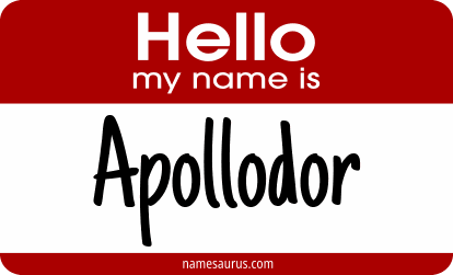 Hello my name is Apollodor png download