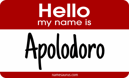 Hello my name is Apolodoro png download