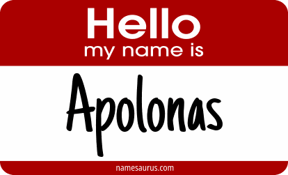 Hello my name is Apolonas png download