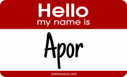 Hello my name is Apor png download