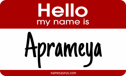 Hello my name is Aprameya png download