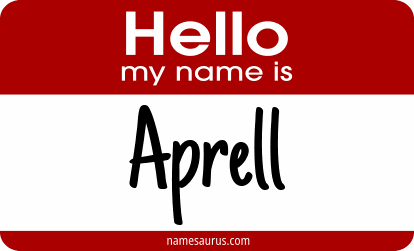Hello my name is Aprell png download