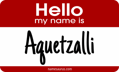 Hello my name is Aquetzalli png download