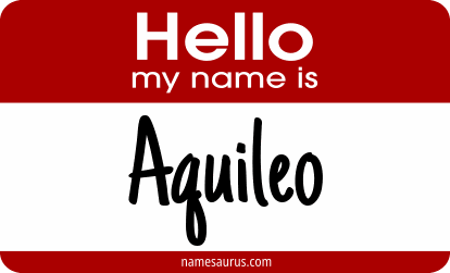 Hello my name is Aquileo png download