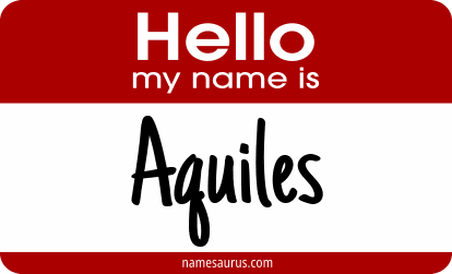 Hello my name is Aquiles png download