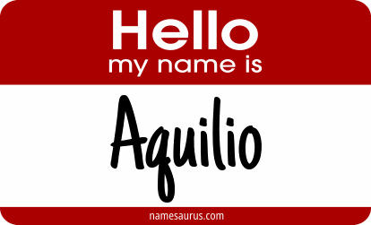Hello my name is Aquilio png download