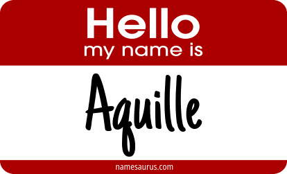Hello my name is Aquille png download