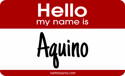 Hello my name is Aquino png download