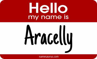 Hello my name is Aracelly png download