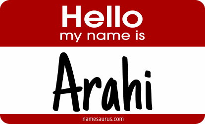 Hello my name is Arahi png download
