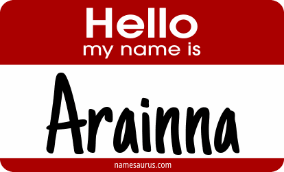 Hello my name is Arainna png download