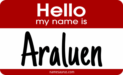 Hello my name is Araluen png download