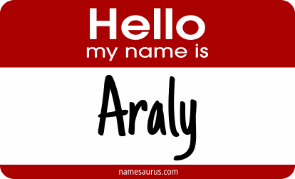 Hello my name is Araly png download
