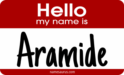 Hello my name is Aramide png download