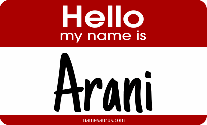 Hello my name is Arani png download