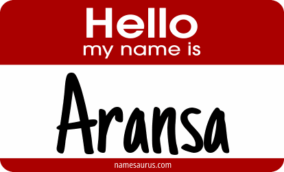 Hello my name is Aransa png download