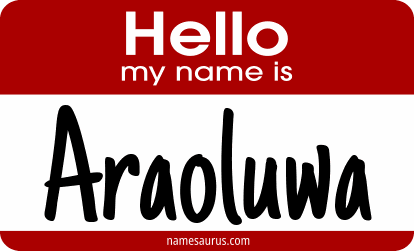 Hello my name is Araoluwa png download
