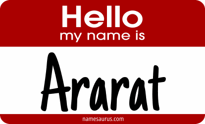 Hello my name is Ararat png download