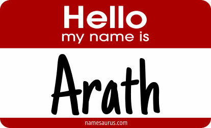 Hello my name is Arath png download