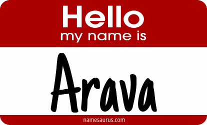 Hello my name is Arava png download