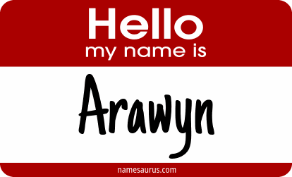 Hello my name is Arawyn png download