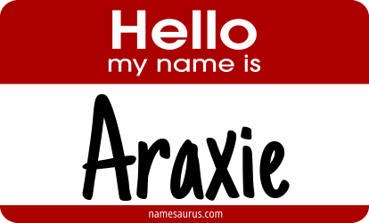Hello my name is Araxie png download