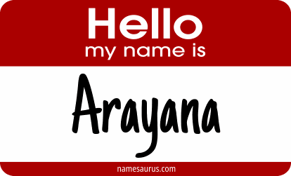 Hello my name is Arayana png download
