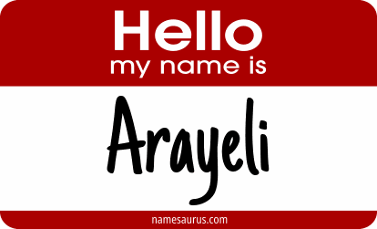 Hello my name is Arayeli png download
