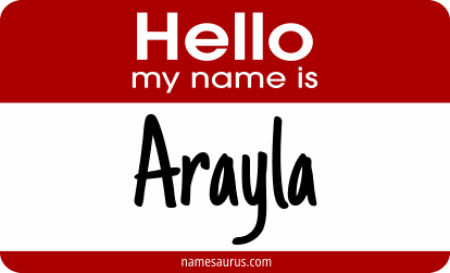 Hello my name is Arayla png download