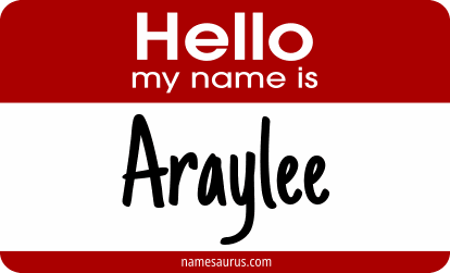 Hello my name is Araylee png download