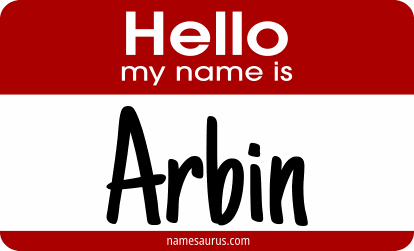 Hello my name is Arbin png download