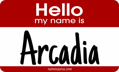 Hello my name is Arcadia png download