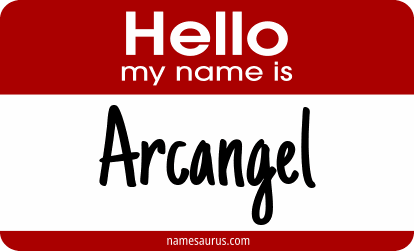 Hello my name is Arcangel png download