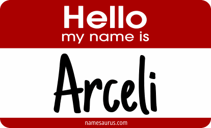 Hello my name is Arceli png download