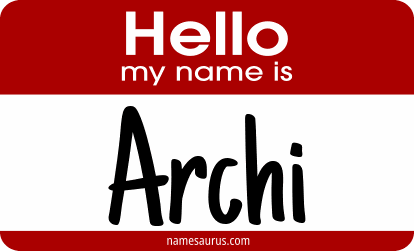 Hello my name is Archi png download