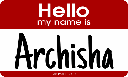 Hello my name is Archisha png download