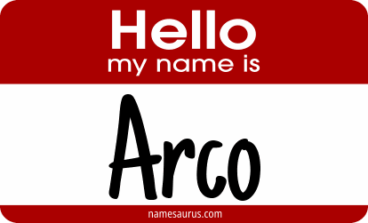 Hello my name is Arco png download