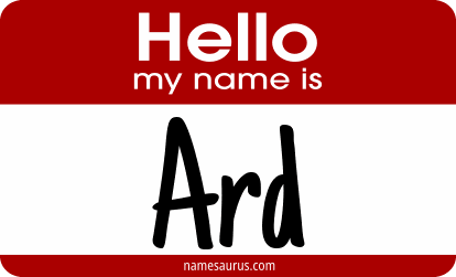 Hello my name is Ard png download