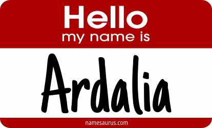Hello my name is Ardalia png download