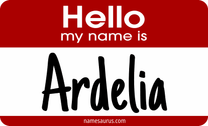 Hello my name is Ardelia png download