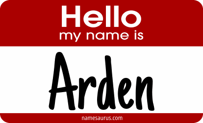 Hello my name is Arden png download